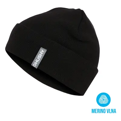 HUSKY Dětská merino čepice Merhat 6 black Barva: black