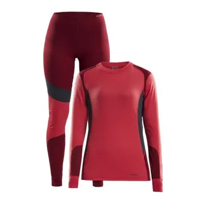 Set CRAFT Baselayer 1905331-481488 červená se šedou Vavrys: L