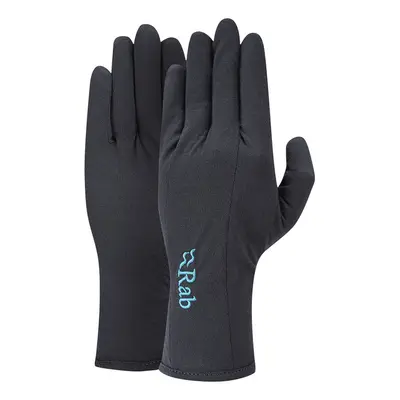 Rukavice Rab Forge 160 Glove Women's ebony/EB Oblečení: S