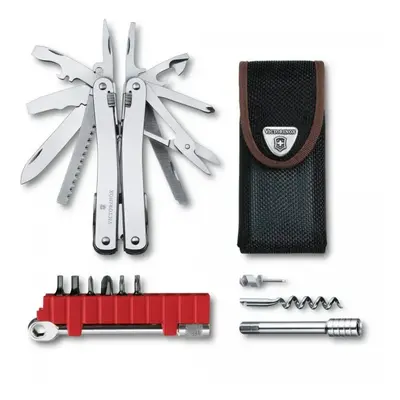 Kleště Swiss Tool Spirit X Plus Ratchet s ráčnou v nylonovém pouzdře - VICTORINOX