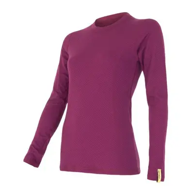 Dámské triko Sensor Double Face Merino Wool lilla 15100030 Oblečení: XL