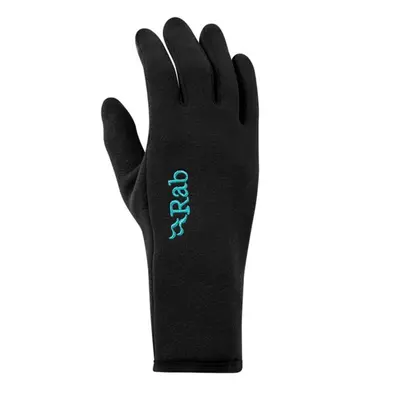 Rukavice Rab Power Stretch Contact Glove Women's black/BL Oblečení: S