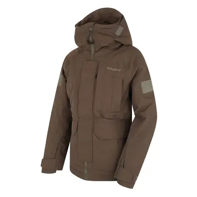 HUSKY Dětská hardshell plněná bunda Nigalo K deep khaki Barva: deep khaki