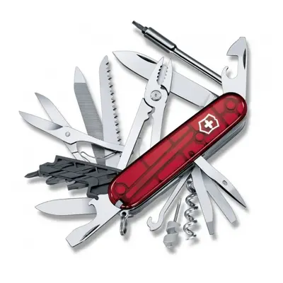 Kapesní nůž CYBER TOOL 41 červená transparentní - VICTORINOX