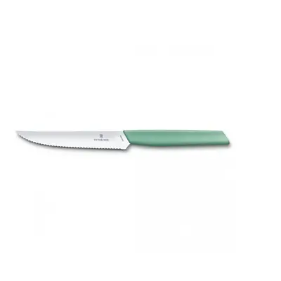 Sada 2 ks steakový nůž Swiss Modern 12 cm zelená - VICTORINOX