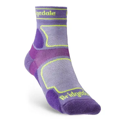 Ponožky Bridgedale TRAIL RUN UL T2 CS 3/4 CREW WOMEN'S Purple/371 Ponožky: M (5-6,5)