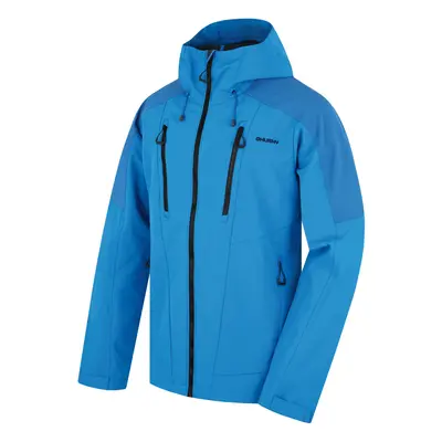 HUSKY Pánská softshell bunda Sevan M neon blue Barva: neon blue