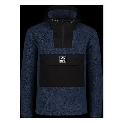 NORDBLANC Modrá pánská sherpa fleece bunda COURIER Barva: Modrá