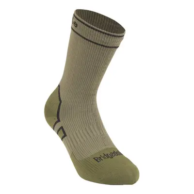 Ponožky Bridgedale Storm Sock MW Boot khaki/115 Ponožky: M (6,5-9)