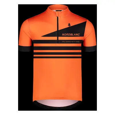 NORDBLANC Oranžový pánský cyklo dres LOST Barva: oranžová