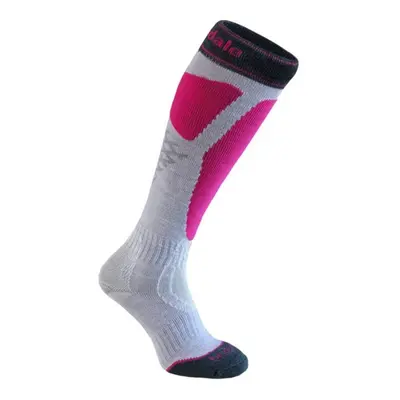 Ponožky Bridgedale Alpine Tour Women's 044 lt. grey/pink Ponožky: L (7-8,5) UK