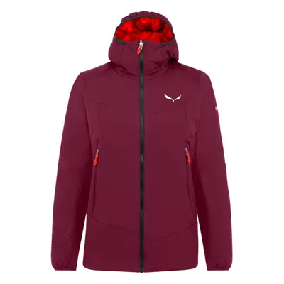 Dámská zimní bunda Salewa Ortles Tirolwool Responsive stretch hooded rhodo red 28248-6360 Obleče