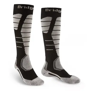 bridgedale Ski Easy On::::black/grey/816::L::ponožky Barva: black/grey/816