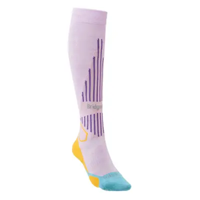 bridgedale Ski Lightweight Womens::::mauve/blue/257::L::ponožky Barva: mauve/blue/257