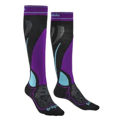 bridgedale Ski Midweight Womens::::graphite/purple/134::L::ponožky Barva: graphite/purple/134