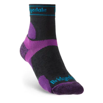 bridgedale Trail Run UL T2 MS 3/4 Crew Womens::::charcoal/purple/260::S::ponožky Barva: charcoal