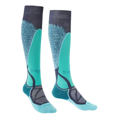 bridgedale Ski Midweight Womens::::dark denim/aqua/212::S::ponožky Barva: dark denim/aqua/212