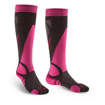 bridgedale Ski Lightweight Womens::::graphite/pink/388::L::ponožky Barva: graphite/pink/388