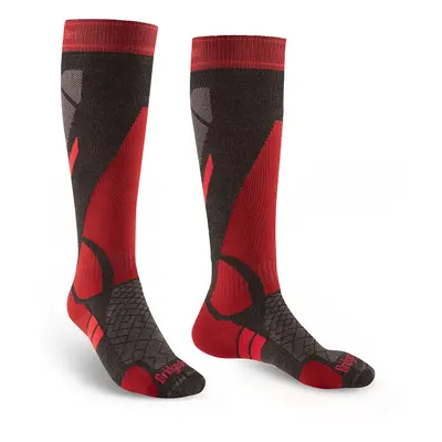 bridgedale Ski Lightweight::::graphite/red/223::XL::ponožky Barva: graphite/red/223