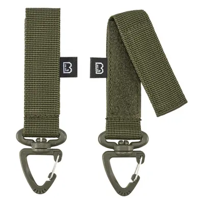 BRANDIT pásek s karabinou Molle Loop 2 Pack Olivová