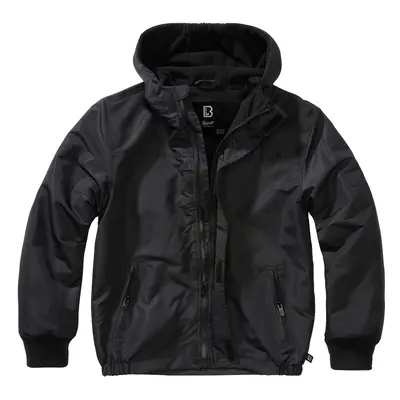 BRANDIT Dětská bunda Windbreaker Frontzip Černá