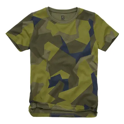 BRANDIT Dětské tričko T-Shirt Swedish camo M90