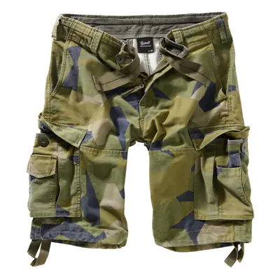 BRANDIT kraťasy Vintage Shorts Swedisch Camo M90