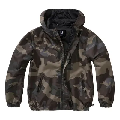 BRANDIT Dětská bunda Summerwindbreaker Frontzip Darkcamo