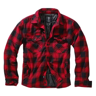 BRANDIT bunda Lumberjacket Červeno-černá