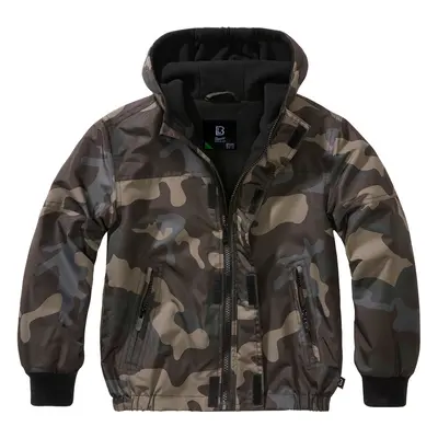 BRANDIT Dětská bunda Windbreaker Frontzip Darkcamo