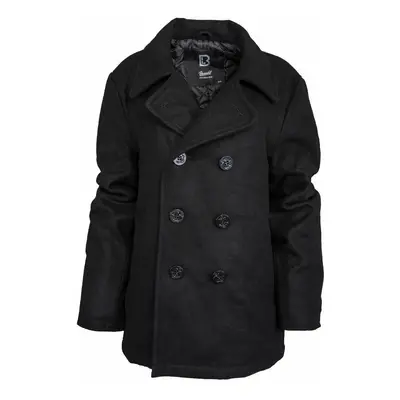 BRANDIT KABÁT Pea Coat Černá