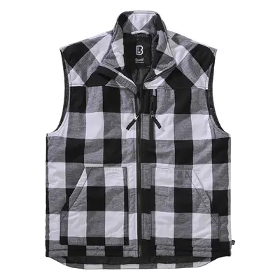 BRANDIT vesta Lumber Vest Bílo-černá