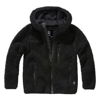 BRANDIT Dětská bunda Teddyfleecejacket Hood Černá