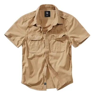 BRANDIT košile Vintage Shirt shortsleeve Camel