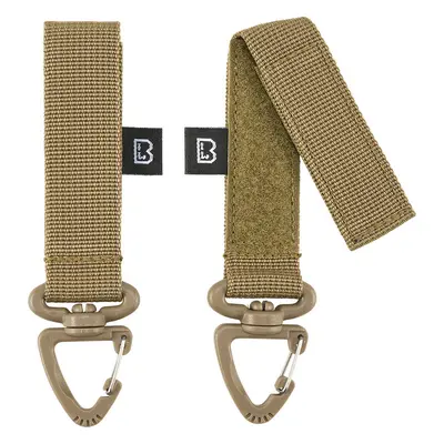 BRANDIT pásek s karabinou Molle Loop 2 Pack Camel