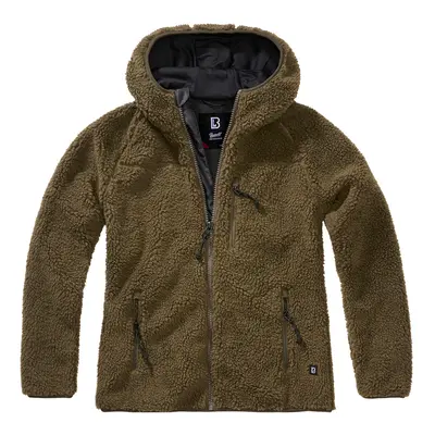 BRANDIT Dámská bunda Teddyfleecejacket hood Olivová