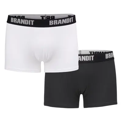 BRANDIT boxerky 2ks/balení - černá/bílá