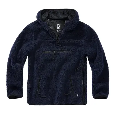 BRANDIT bunda Teddyfleece Worker Pullover Modrá