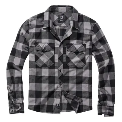 BRANDIT košile Checkshirt Černá-charchoal