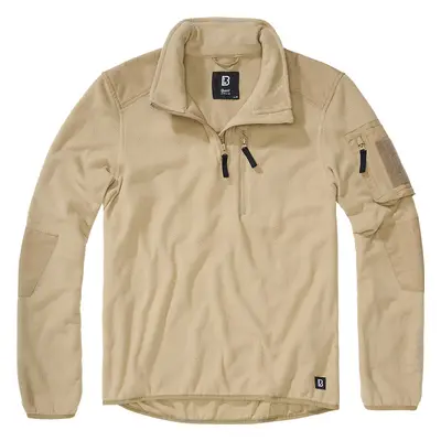 BRANDIT mikina Fleece Troyer Ripstop Camel