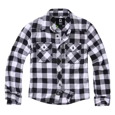 BRANDIT Dětská košile Checkshirt Bílo-černá