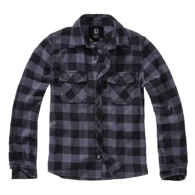 BRANDIT Dětská košile Checkshirt Černo-šedá