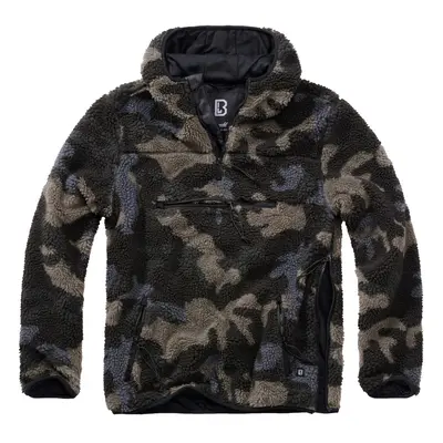 BRANDIT bunda Teddyfleece Worker Pullover Darkcamo