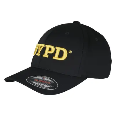 YUPOONG Inc. BRANDIT kšiltovka NYPD 3D Logo Flexfit Cap Černá