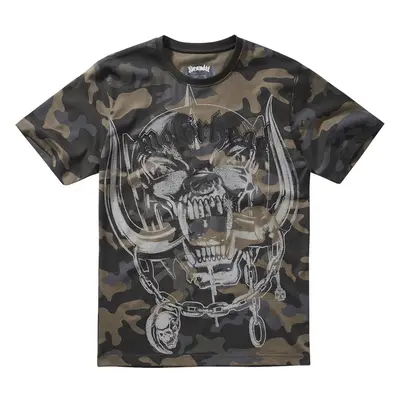 BRANDIT tričko Motörhead T-Shirt Warpig Print Darkcamo