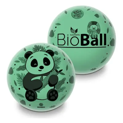 Míč dětský MONDO - Bioball Panda 23 cm - zelený