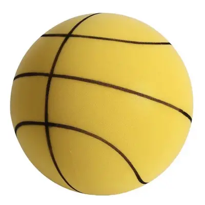 Míč MASTER Soft basketbal - 18 cm - žlutý