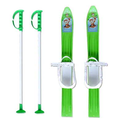 Baby Ski 60 cm - dětské plastové lyže - zelené