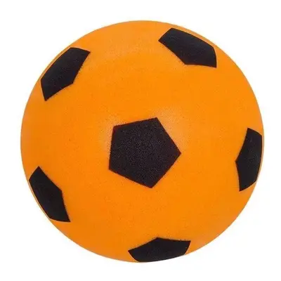 Míč MASTER Soft fotbal - 21 cm - oranžový