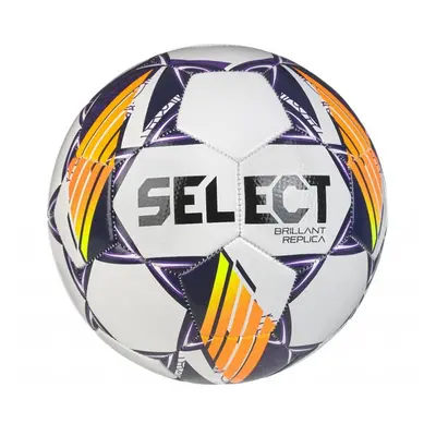 Fotbalový míč SELECT FB Brillant Replica 4 - bílo-fialová